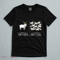 Goat S Goat Lovers Farm Apparel Meme Pun Funny Goat T-Shirt thumb 5