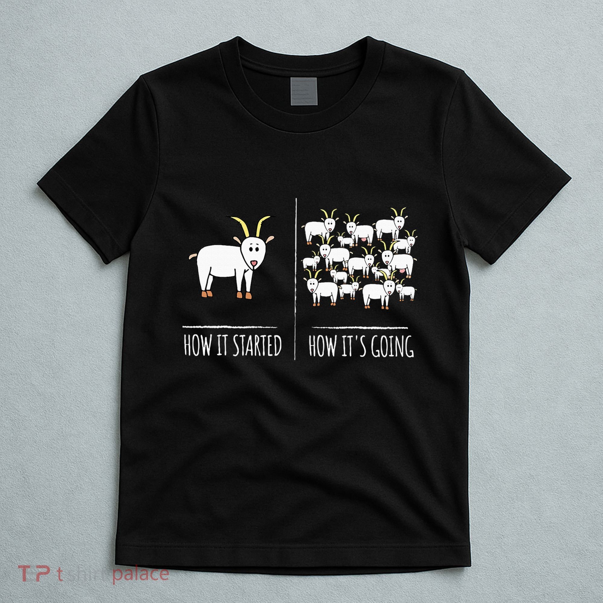 Goat S Goat Lovers Farm Apparel Meme Pun Funny Goat T-Shirt