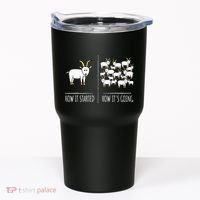 Goat S Goat Lovers Farm Apparel Meme Pun Funny Goat Tumbler thumb 0