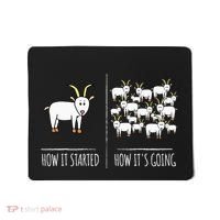Goat S Goat Lovers Farm Apparel Meme Pun Funny Goat Mousepad thumb 0