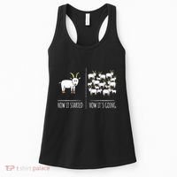 Goat S Goat Lovers Farm Apparel Meme Pun Funny Goat Women's Tank Top thumb 0
