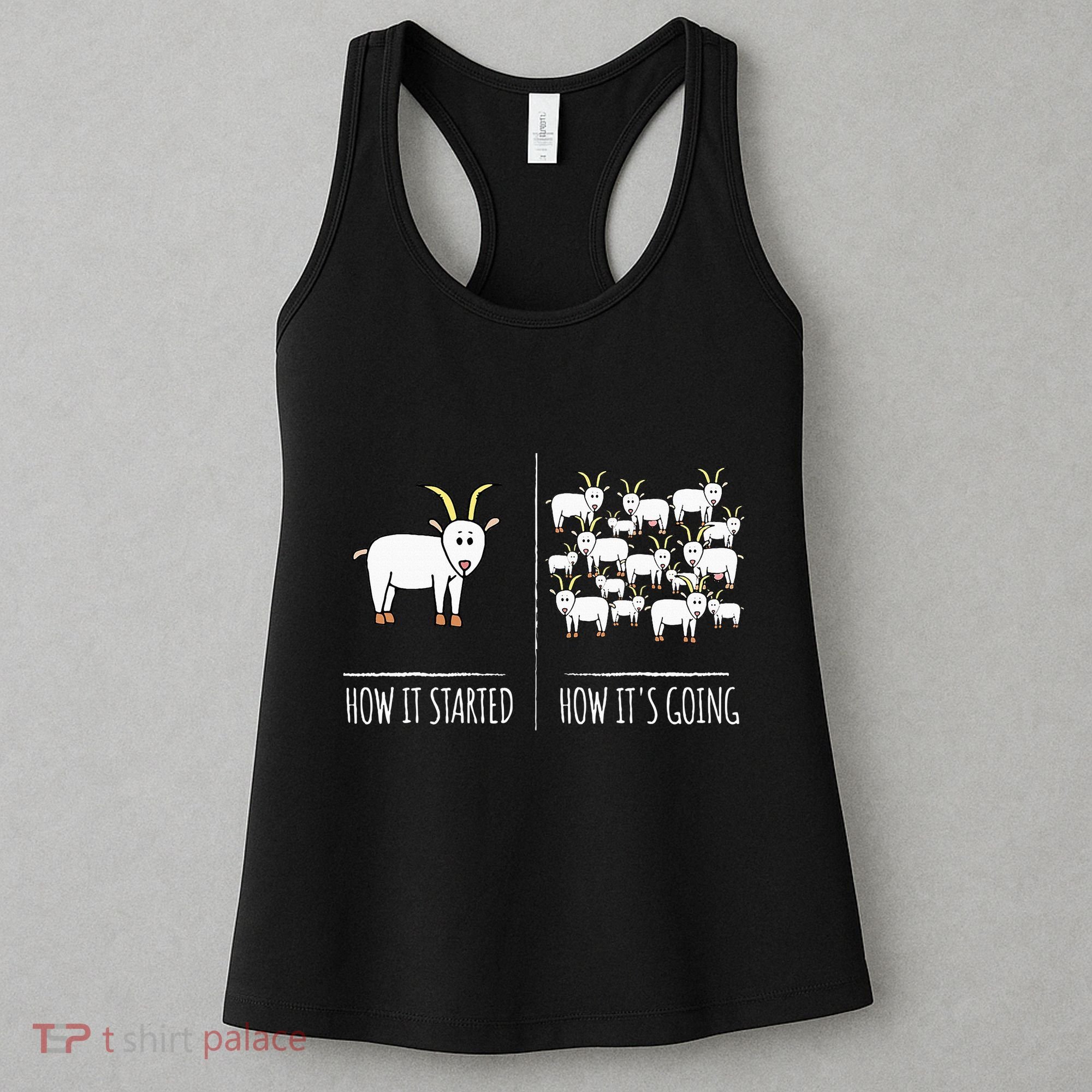 Goat S Goat Lovers Farm Apparel Meme Pun Funny Goat Women's Tank Top