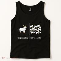 Goat S Goat Lovers Farm Apparel Meme Pun Funny Goat Tank Top thumb 2