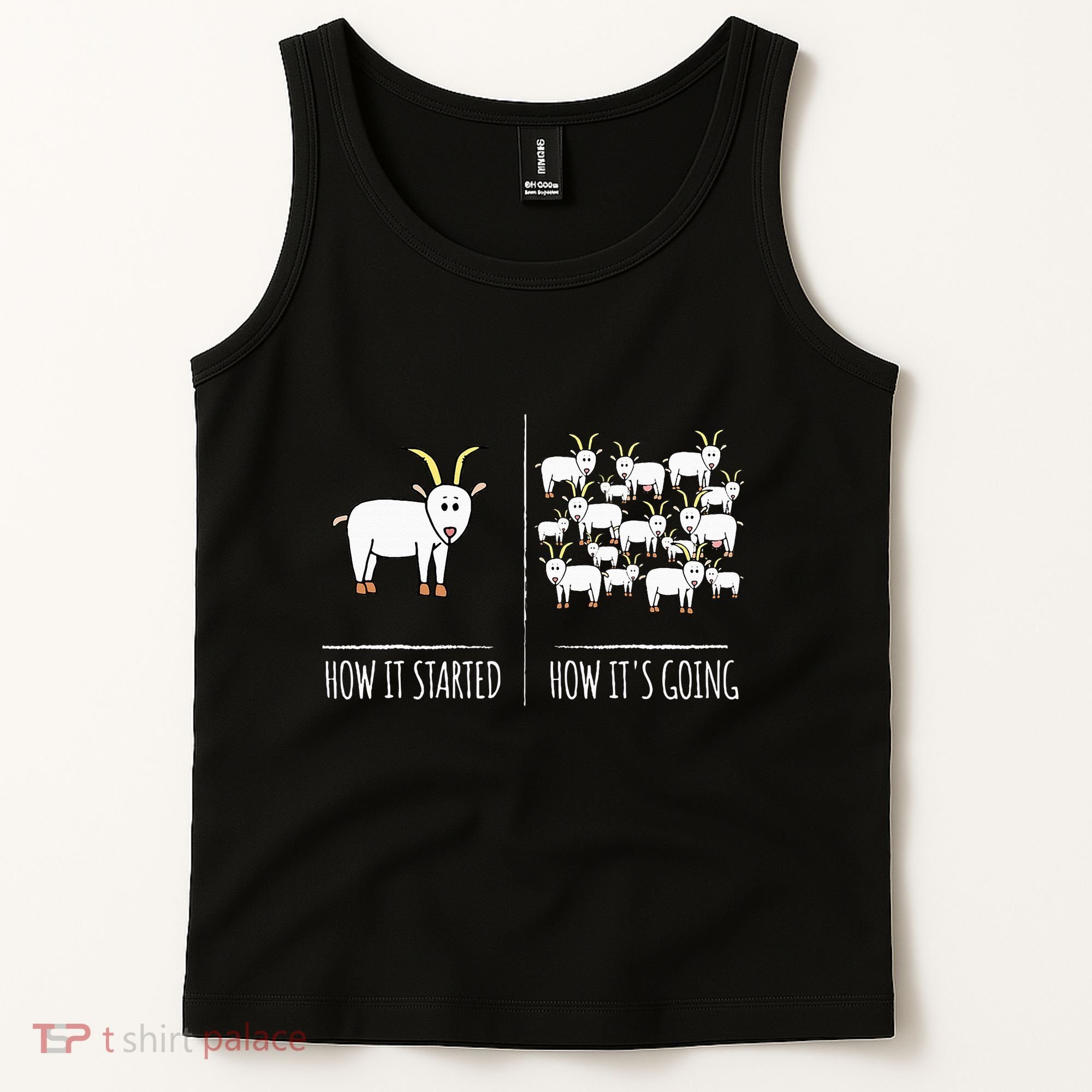 Goat S Goat Lovers Farm Apparel Meme Pun Funny Goat Tank Top