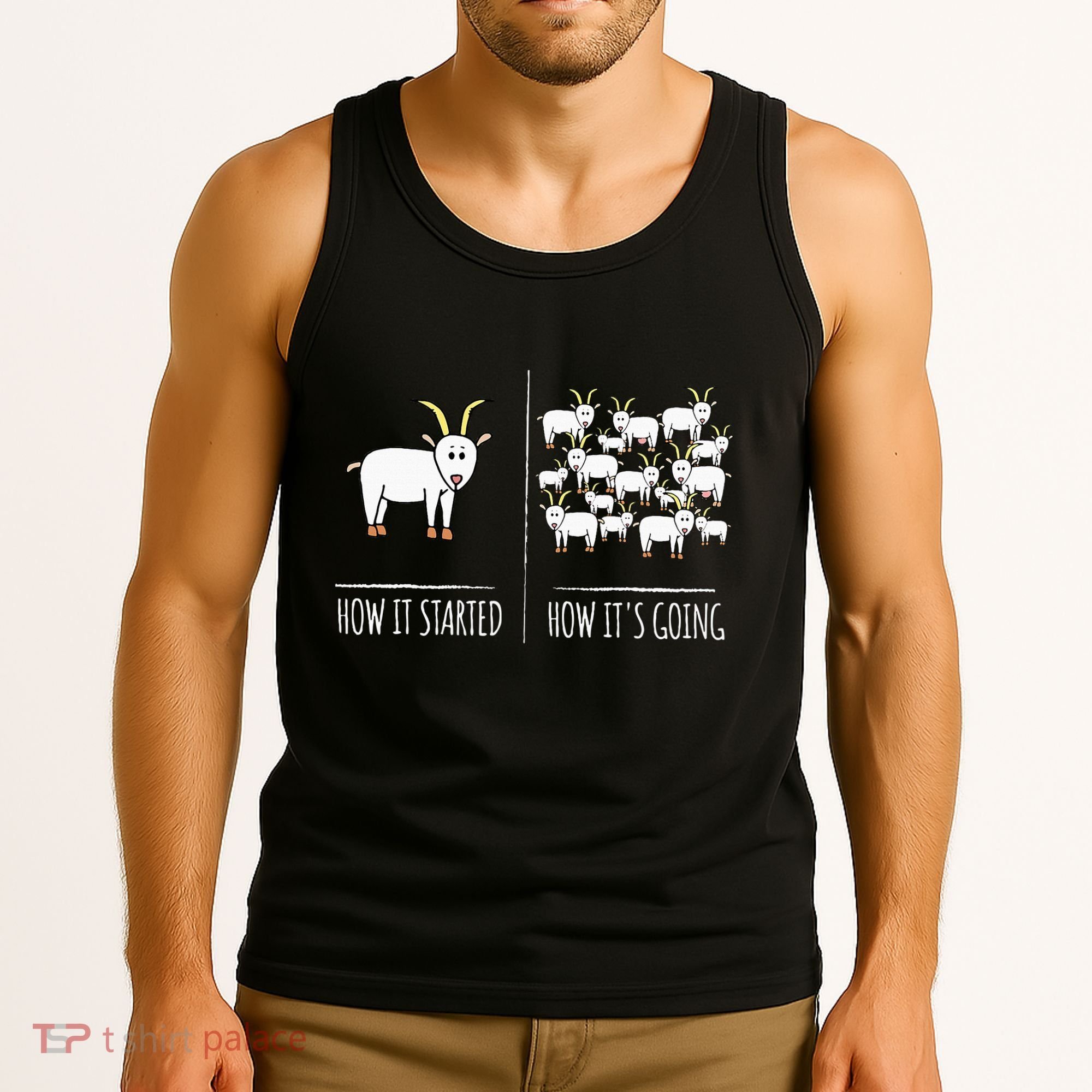 Goat S Goat Lovers Farm Apparel Meme Pun Funny Goat Tank Top