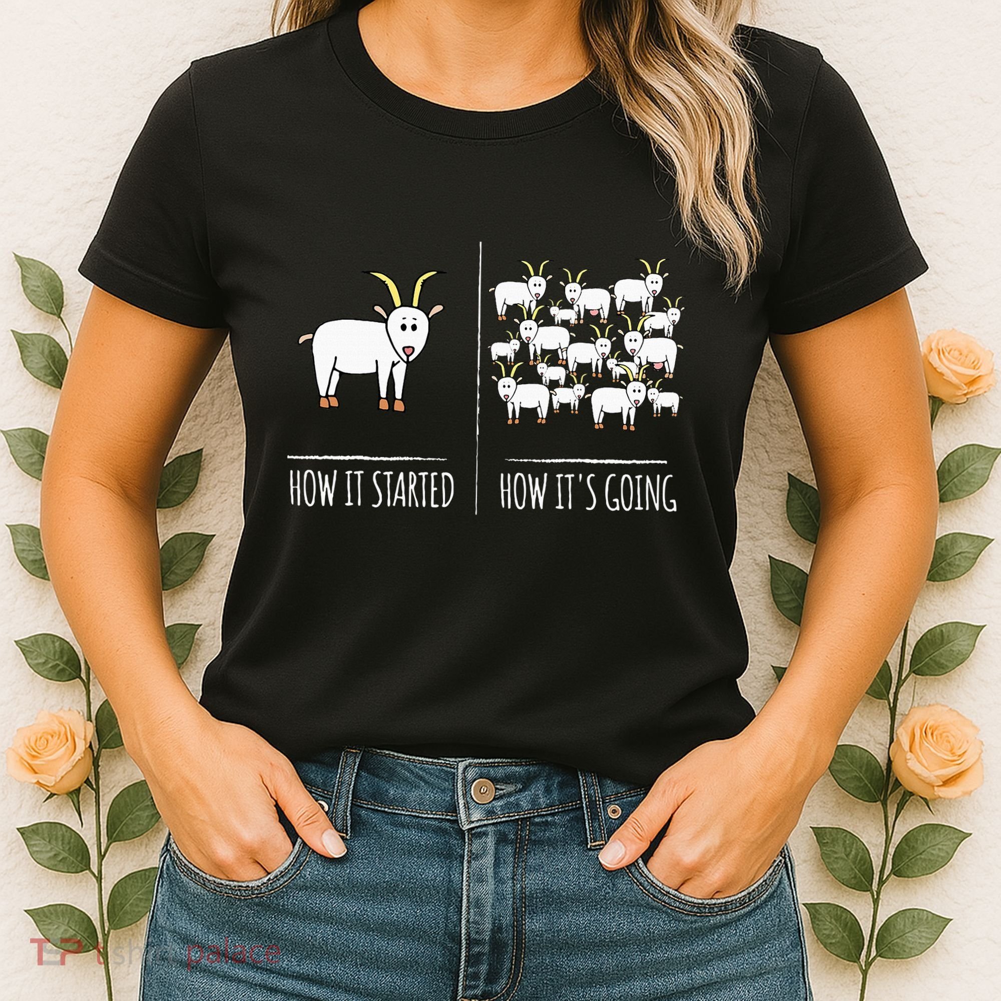Goat S Goat Lovers Farm Apparel Meme Pun Funny Goat Women's T-Shirt