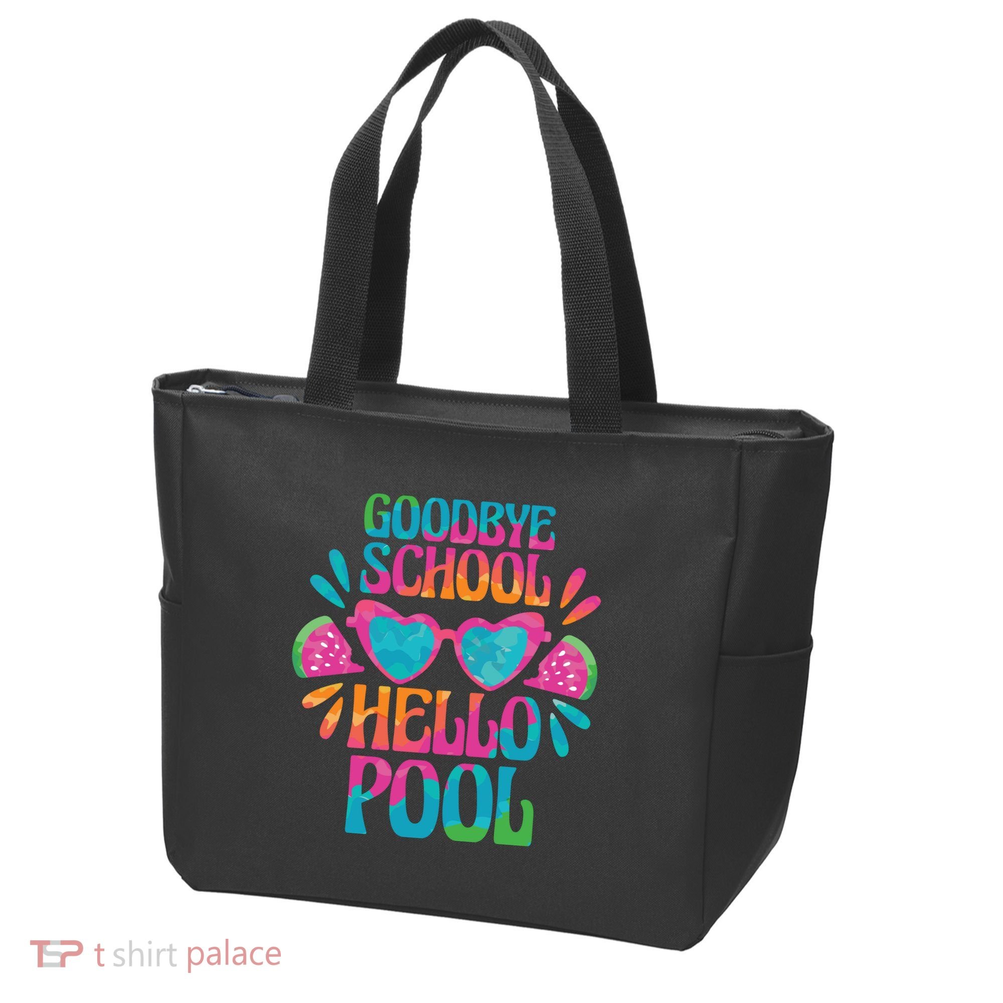 Goodbye School Hello Pool Summer Tote Bag
