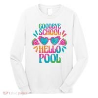 Goodbye School Hello Pool Summer Long Sleeve Shirt thumb 0