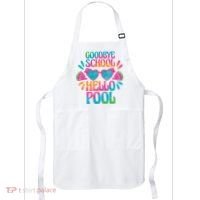 Goodbye School Hello Pool Summer Apron thumb 0