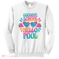 Goodbye School Hello Pool Summer Sweatshirt thumb 0