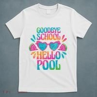 Goodbye School Hello Pool Summer T-Shirt thumb 5