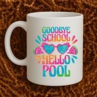 Goodbye School Hello Pool Summer Coffee Mug thumb 2
