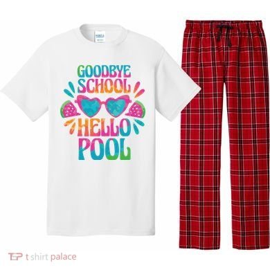 Goodbye School Hello Pool Summer Pajama Set