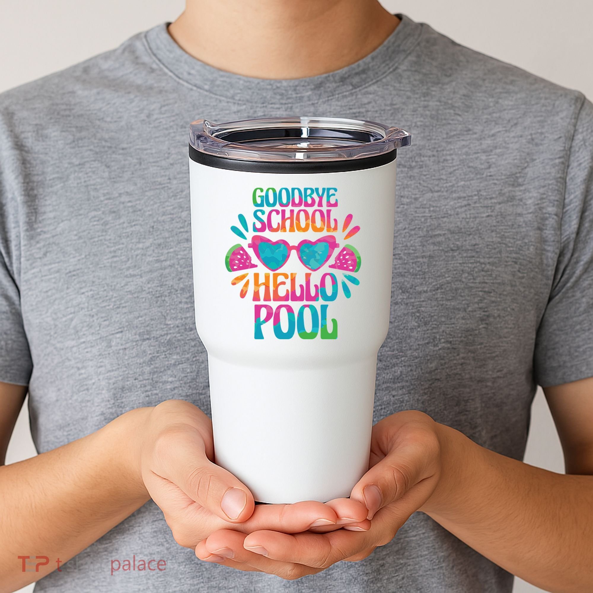 Goodbye School Hello Pool Summer Tumbler