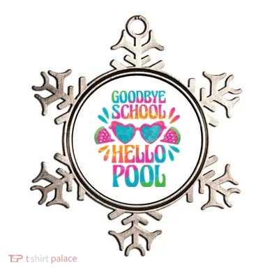 Goodbye School Hello Pool Summer Ornament