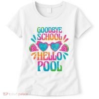 Goodbye School Hello Pool Summer Women's T-Shirt thumb 0