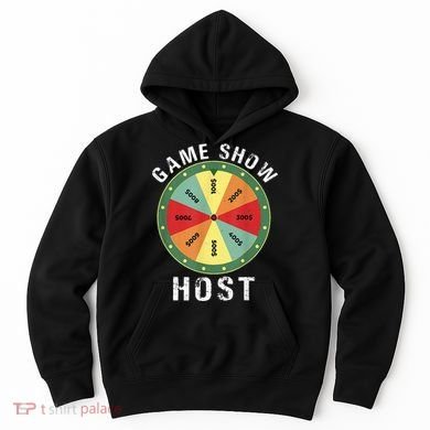 Game Show Host Trivia Board Game Night Questions Vintage Hoodie