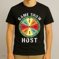 Game Show Host Trivia Board Game Night Questions Vintage T-Shirt thumb 3