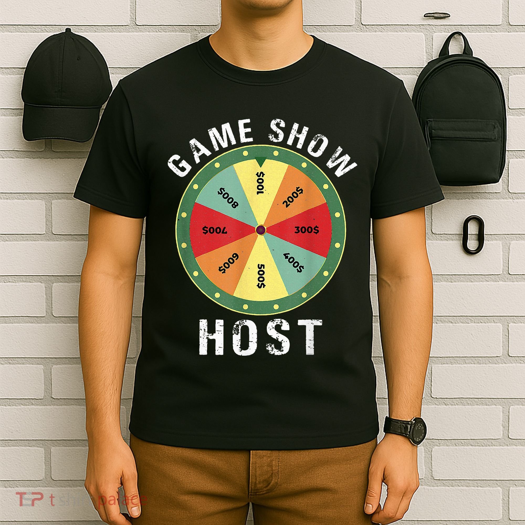 Game Show Host Trivia Board Game Night Questions Vintage T-Shirt