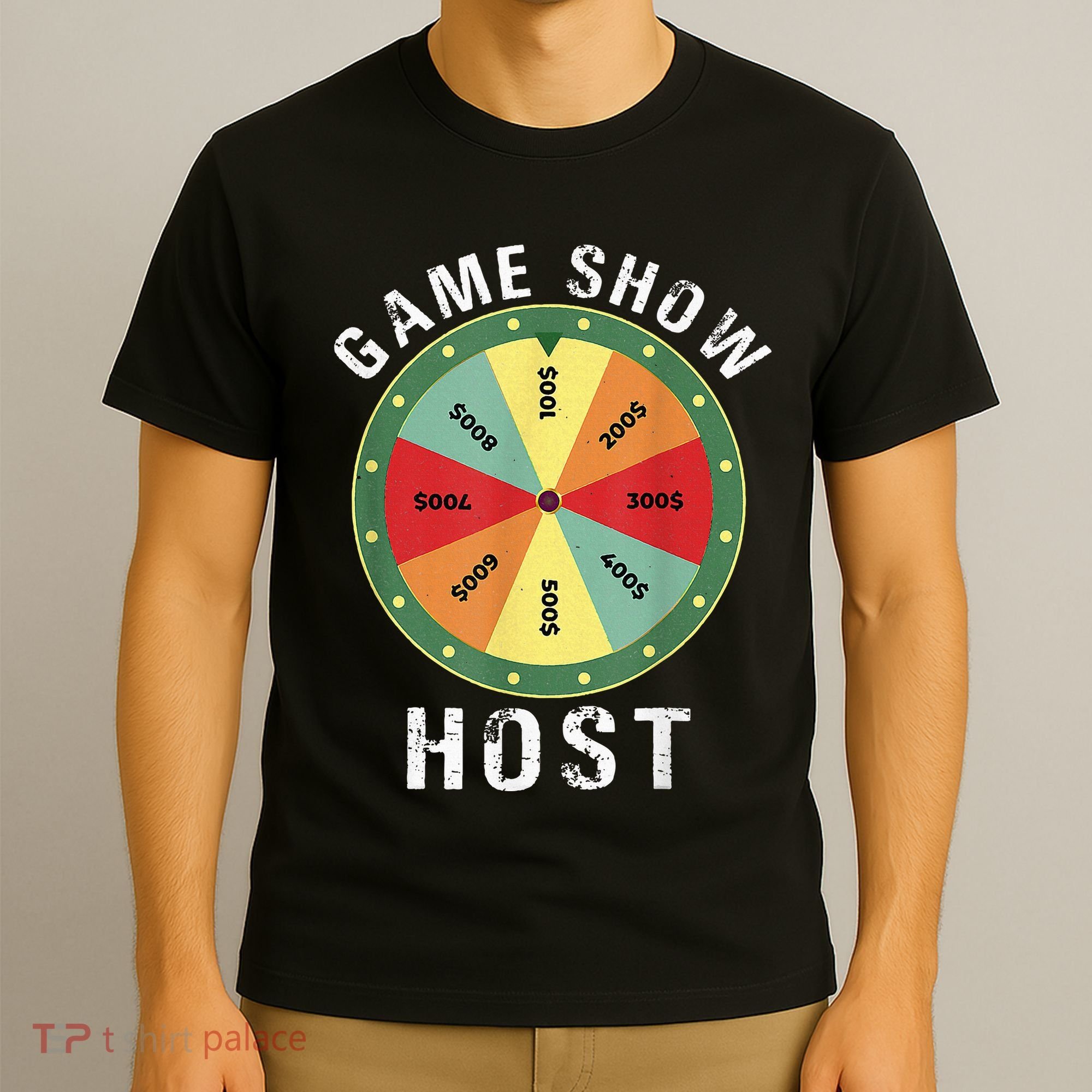 Game Show Host Trivia Board Game Night Questions Vintage T-Shirt