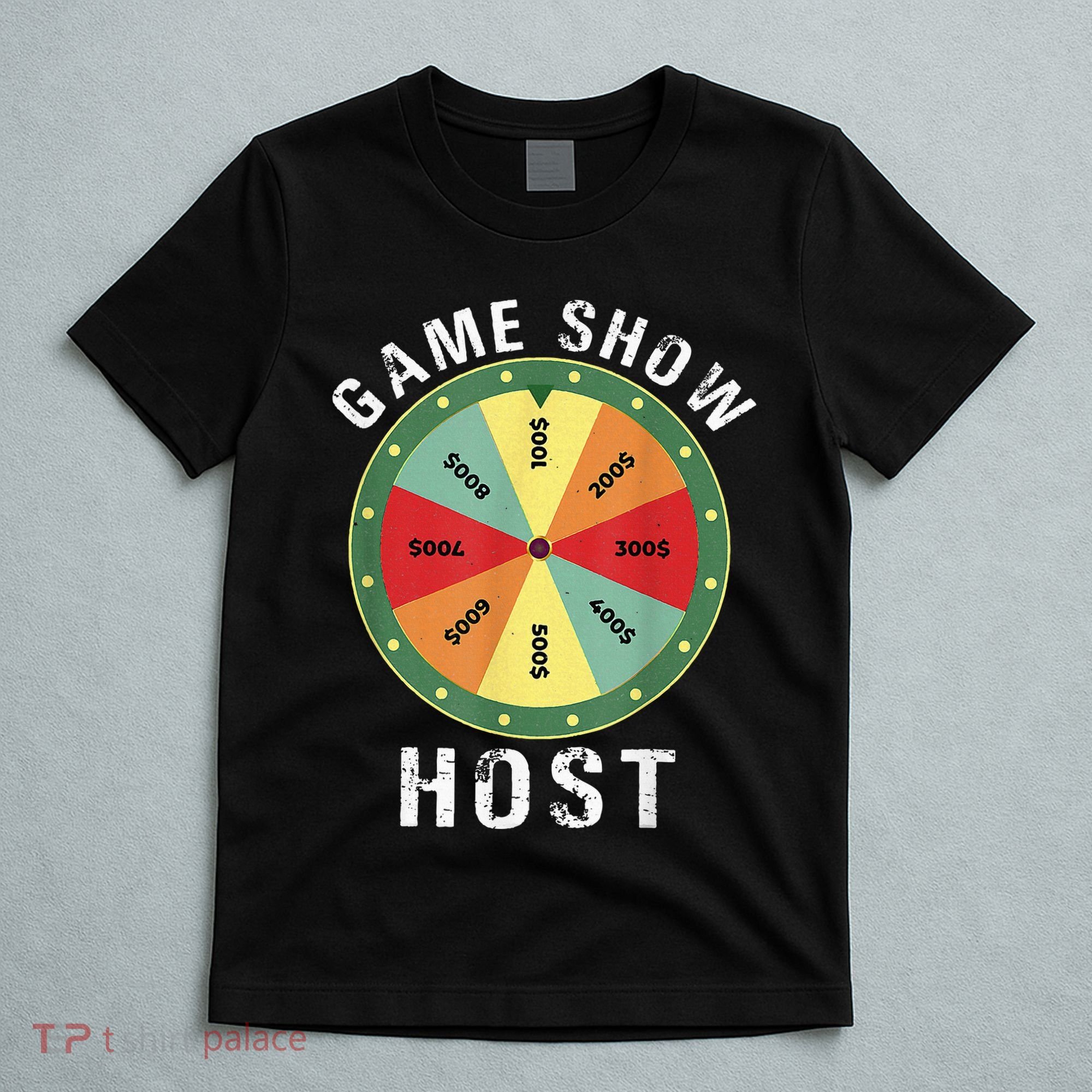 Game Show Host Trivia Board Game Night Questions Vintage T-Shirt