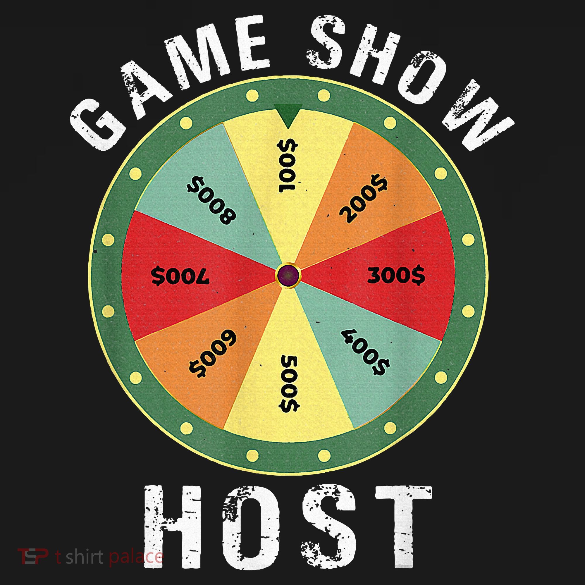 Game Show Host Trivia Board Game Night Questions Vintage T-Shirt