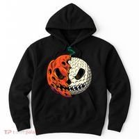 Golfing Skeleton Halloween Golf Halloween Golfer Hoodie thumb 0