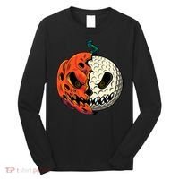 Golfing Skeleton Halloween Golf Halloween Golfer Long Sleeve Shirt thumb 0