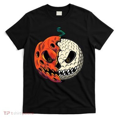 Golfing Skeleton Halloween Golf Halloween Golfer T-Shirt