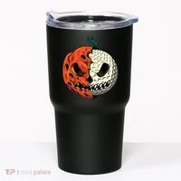 Golfing Skeleton Halloween Golf Halloween Golfer Tumbler thumb 0