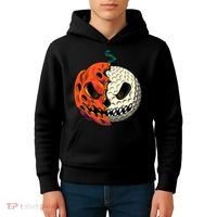 Golfing Skeleton Halloween Golf Halloween Golfer Kids Hoodie thumb 4