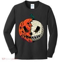 Golfing Skeleton Halloween Golf Halloween Golfer Kids Long Sleeve Shirt thumb 0
