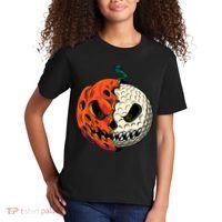 Golfing Skeleton Halloween Golf Halloween Golfer Kids T-Shirt thumb 2