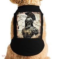 Greek Sparta Helmet Warrior Soldier Spartan Doggie Tank thumb 0