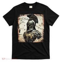 Greek Sparta Helmet Warrior Soldier Spartan T-Shirt thumb 0