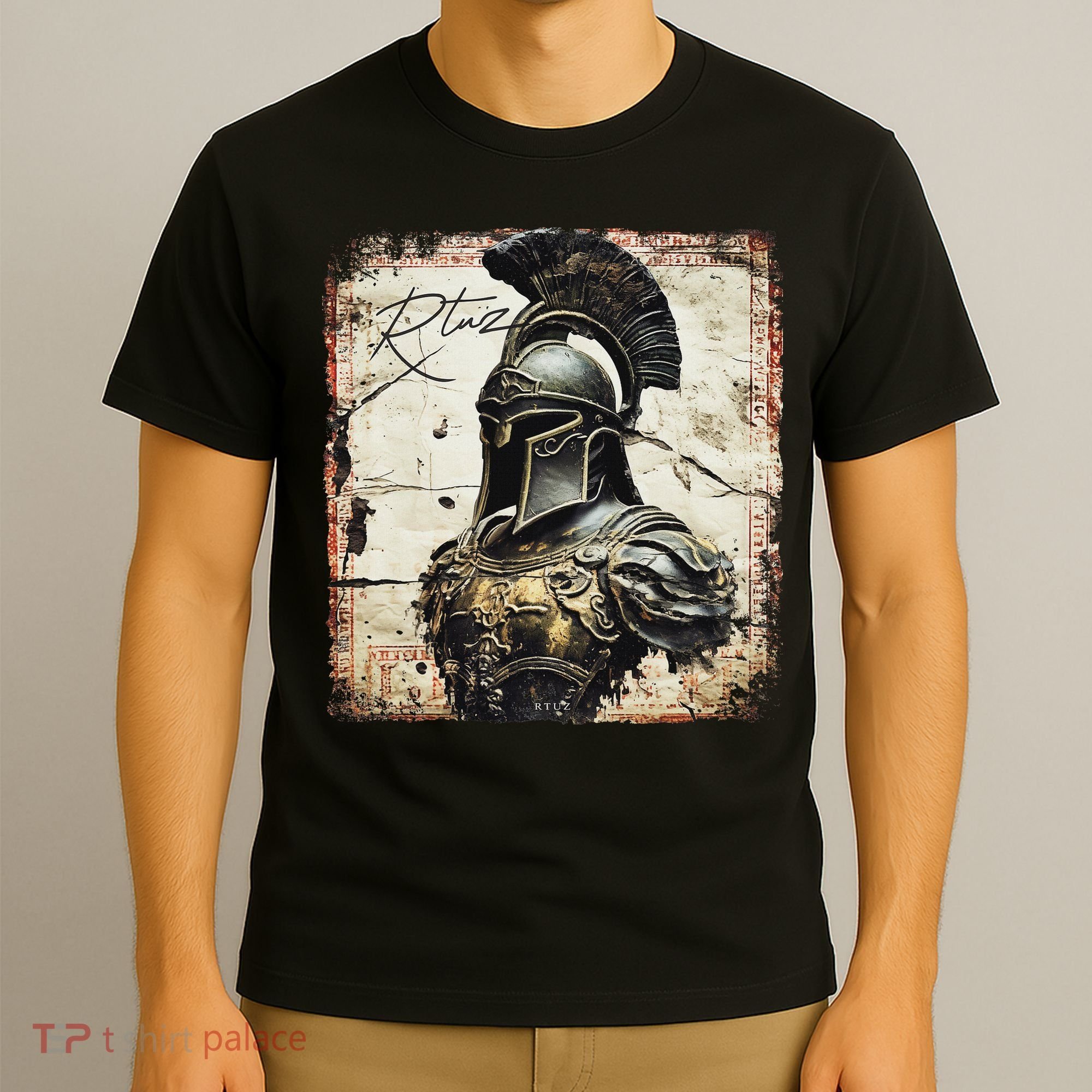 Greek Sparta Helmet Warrior Soldier Spartan T-Shirt