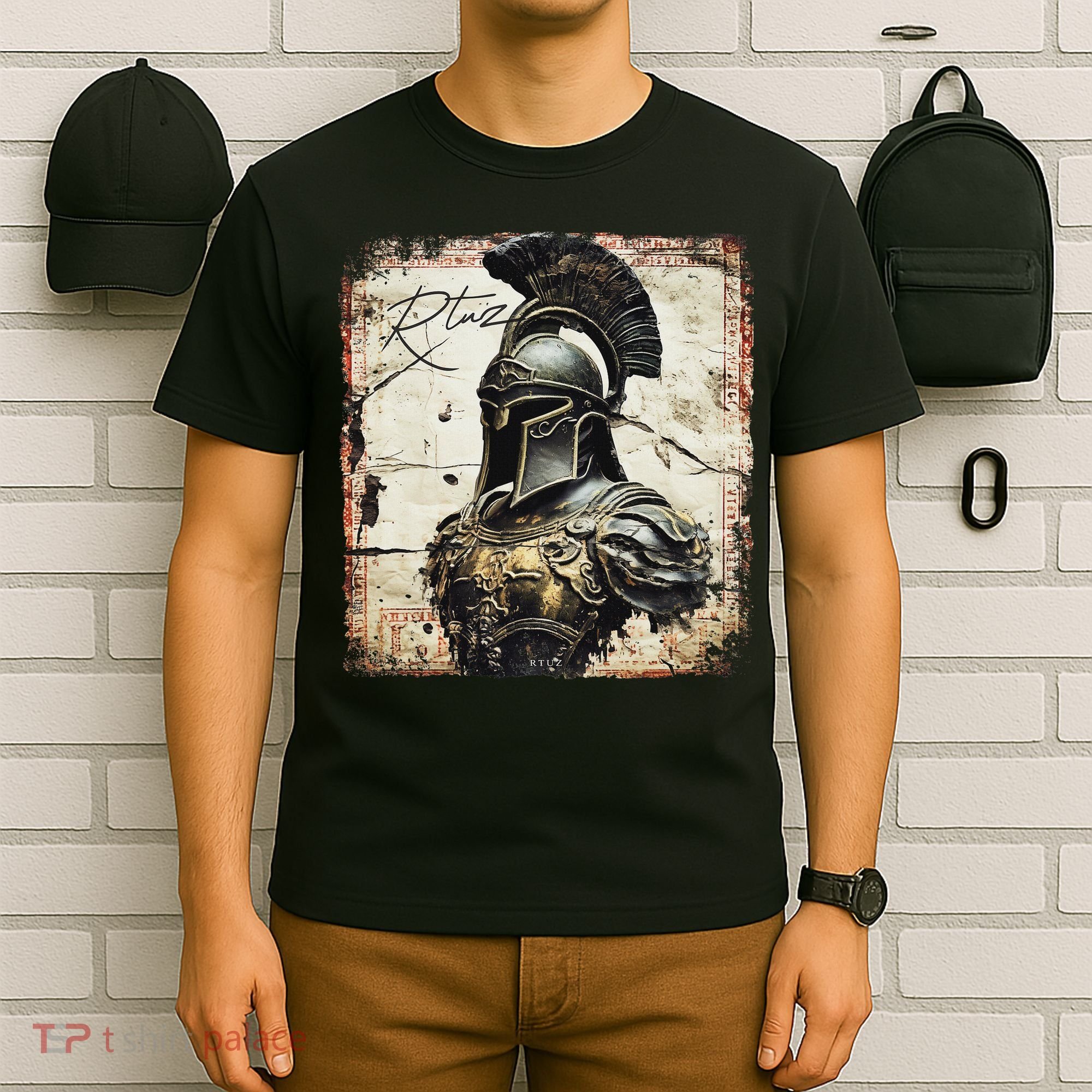 Greek Sparta Helmet Warrior Soldier Spartan T-Shirt