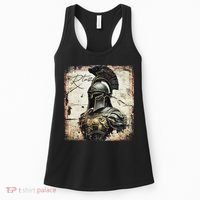 Greek Sparta Helmet Warrior Soldier Spartan Women's Tank Top thumb 0