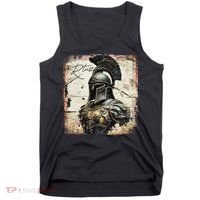 Greek Sparta Helmet Warrior Soldier Spartan Tank Top thumb 0