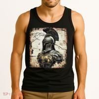 Greek Sparta Helmet Warrior Soldier Spartan Tank Top thumb 3