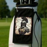 Greek Sparta Helmet Warrior Soldier Spartan Golf Towel thumb 2