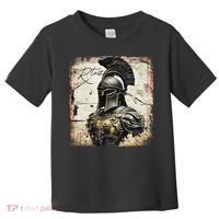 Greek Sparta Helmet Warrior Soldier Spartan Toddler T-Shirt thumb 0