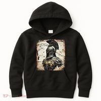 Greek Sparta Helmet Warrior Soldier Spartan Kids Hoodie thumb 0