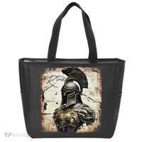 Greek Sparta Helmet Warrior Soldier Spartan Tote Bag thumb 0