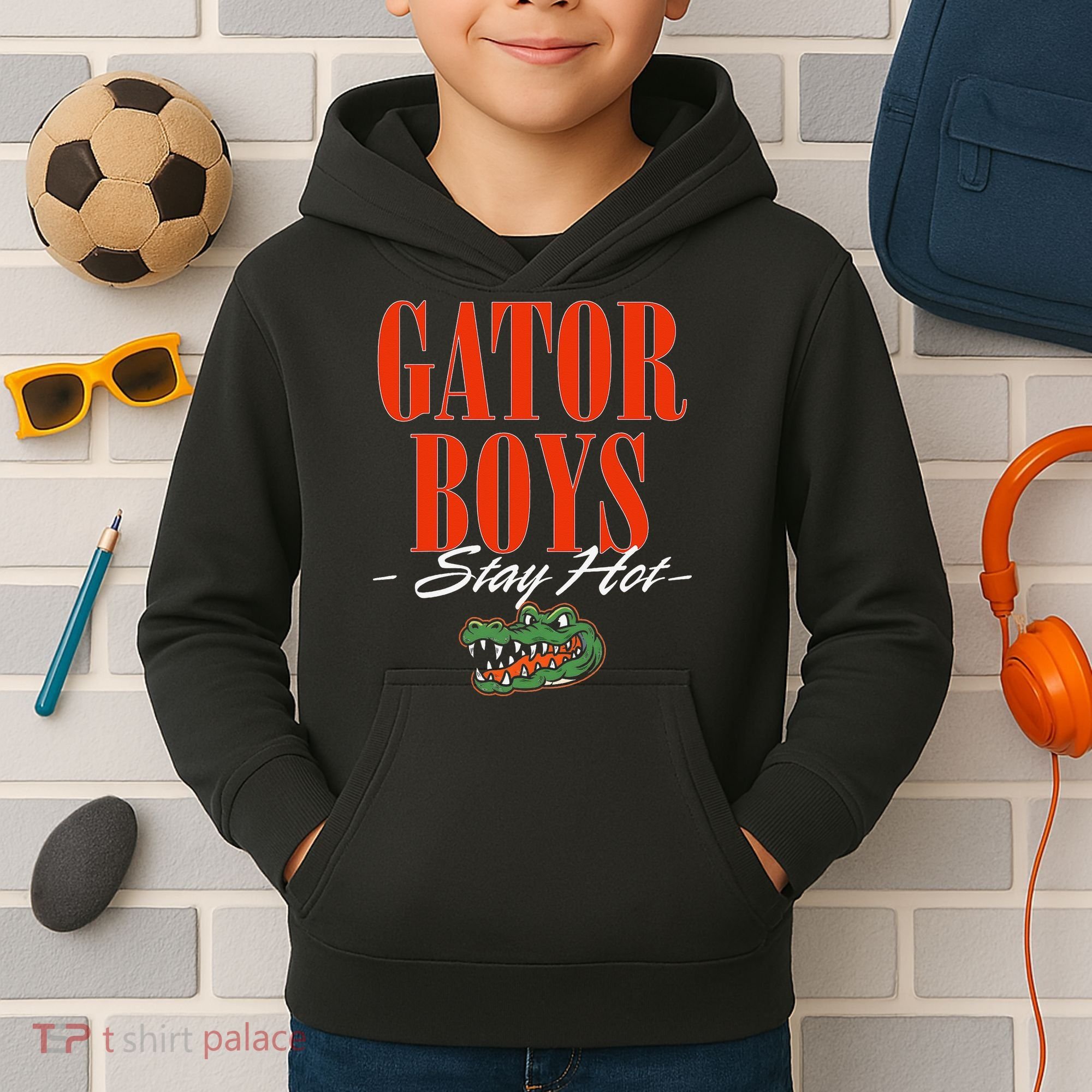 Gator Stay Hot Kids Hoodie