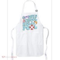 Goodbye School Hello Pool Summer Break Last Day of School Apron thumb 0