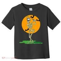 Golfing Skeleton Halloween Golf Halloween Golfer Toddler T-Shirt thumb 0