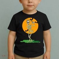 Golfing Skeleton Halloween Golf Halloween Golfer Toddler T-Shirt thumb 2