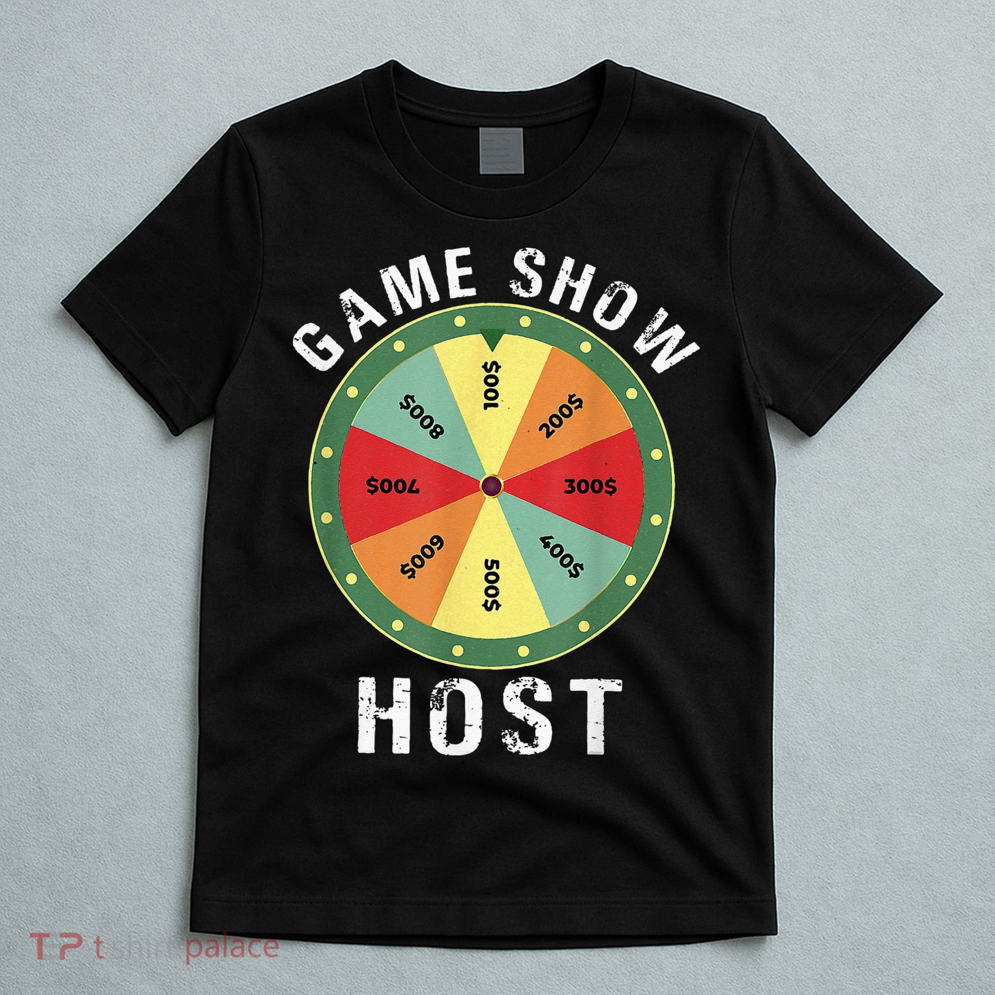Game Show Host Trivia Board Game Night Questions Vintage T-Shirt