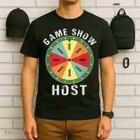 Game Show Host Trivia Board Game Night Questions Vintage T-Shirt thumb 6